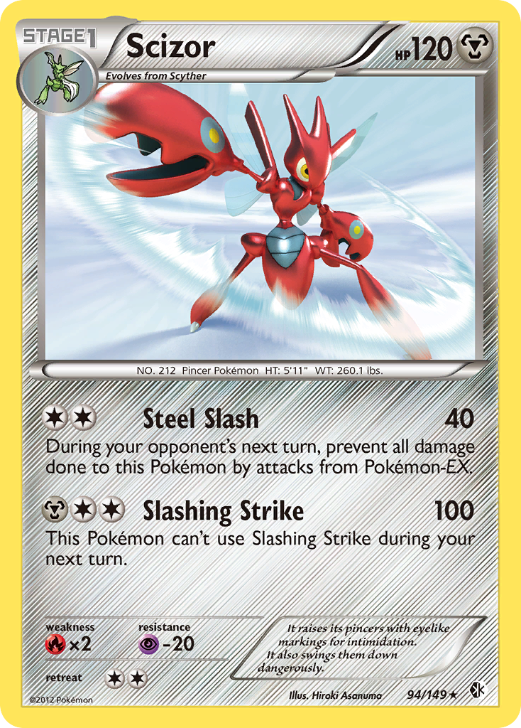 Scizor (94/149) [Black & White: Boundaries Crossed] | Cracking-Singles