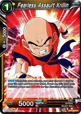 Fearless Assault Krillin [BT6-089] | Cracking-Singles