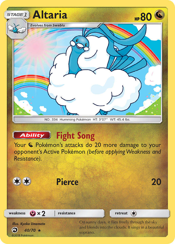 Altaria (40/70) [Sun & Moon: Dragon Majesty] | Cracking-Singles