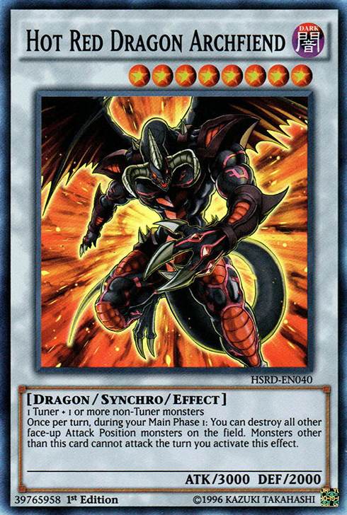 Hot Red Dragon Archfiend [HSRD-EN040] Super Rare | Cracking-Singles