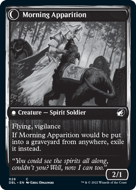 Mourning Patrol // Morning Apparition [Innistrad: Double Feature] | Cracking-Singles