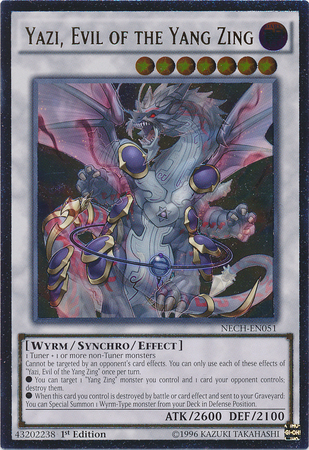 Yazi, Evil of the Yang Zing [NECH-EN051] Ultimate Rare | Cracking-Singles