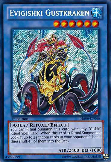 Evigishki Gustkraken [HA06-EN046] Secret Rare | Cracking-Singles