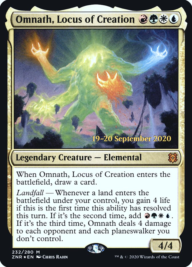 Omnath, Locus of Creation  [Zendikar Rising Prerelease Promos] | Cracking-Singles