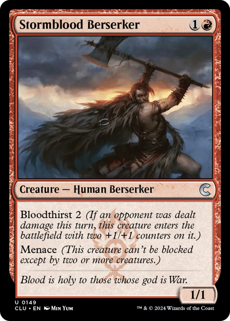 Stormblood Berserker [Ravnica: Clue Edition] | Cracking-Singles