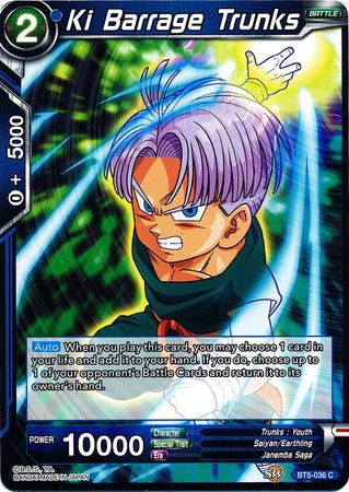 Ki Barrage Trunks (BT5-036) [Miraculous Revival] | Cracking-Singles