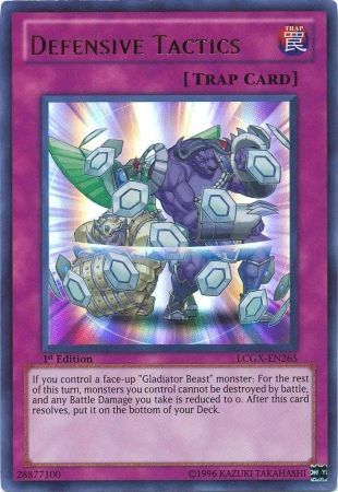 Defensive Tactics [LCGX-EN265] Ultra Rare | Cracking-Singles