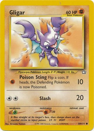 Gligar (59/111) [Neo Genesis Unlimited] | Cracking-Singles