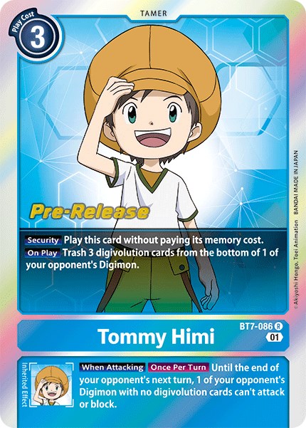 Tommy Himi [BT7-086] [Next Adventure Pre-Release Cards] | Cracking-Singles