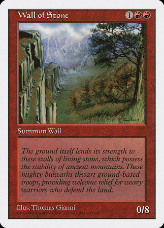 Wall of Stone [Fifth Edition] | Cracking-Singles