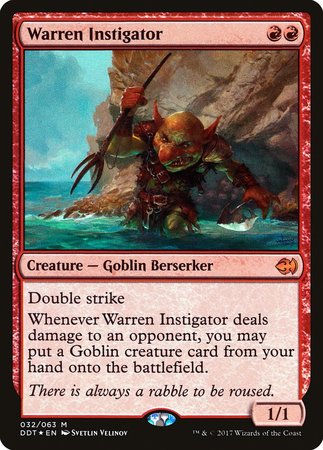 Warren Instigator [Duel Decks: Merfolk vs. Goblins] | Cracking-Singles