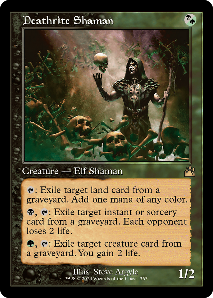 Deathrite Shaman (Retro Frame) [Ravnica Remastered] | Cracking-Singles