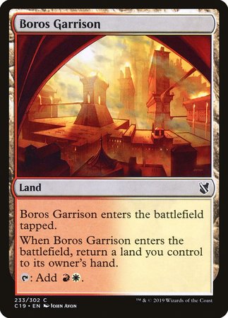 Boros Garrison [Commander 2019] | Cracking-Singles