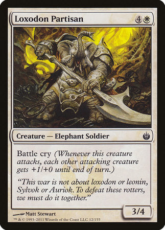 Loxodon Partisan [Mirrodin Besieged] | Cracking-Singles