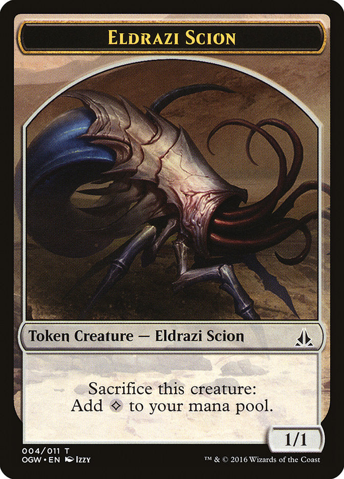 Eldrazi Scion (004/011) [Oath of the Gatewatch Tokens] | Cracking-Singles