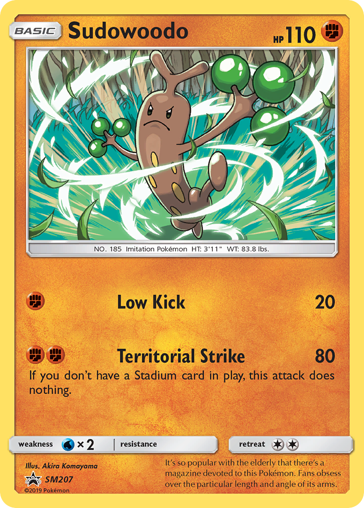 Sudowoodo (SM207) [Sun & Moon: Black Star Promos] | Cracking-Singles