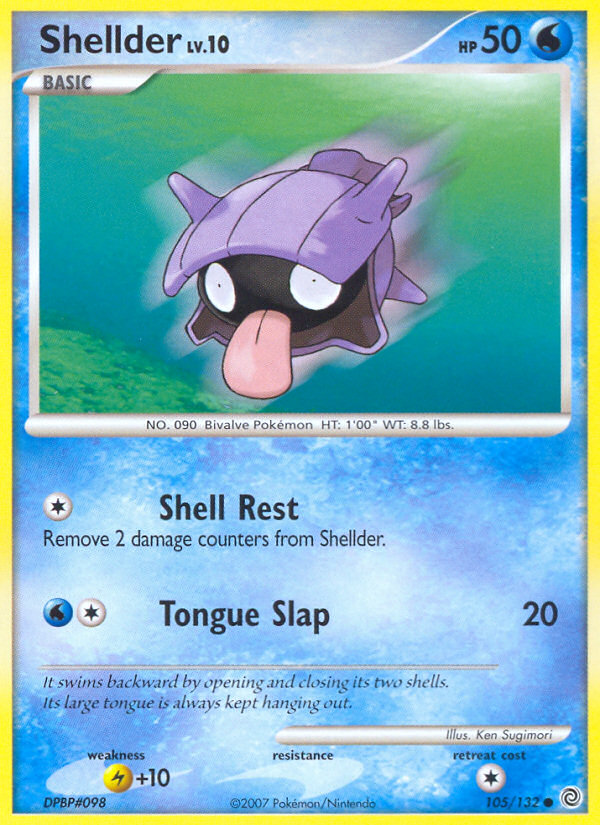 Shellder (105/132) [Diamond & Pearl: Secret Wonders] | Cracking-Singles