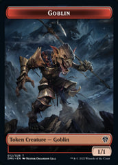 Saproling // Goblin Double-sided Token [Dominaria United Tokens] | Cracking-Singles