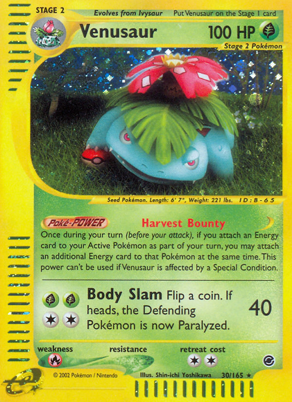 Venusaur (30/165) [Expedition: Base Set] | Cracking-Singles