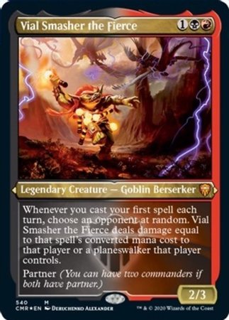 Vial Smasher the Fierce (Foil Etched) [Commander Legends] | Cracking-Singles