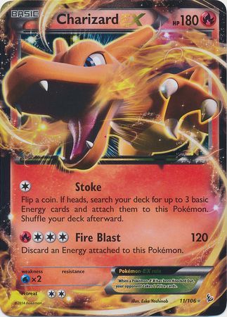 Charizard EX (11/106) (Jumbo Card) [XY: Flashfire] | Cracking-Singles