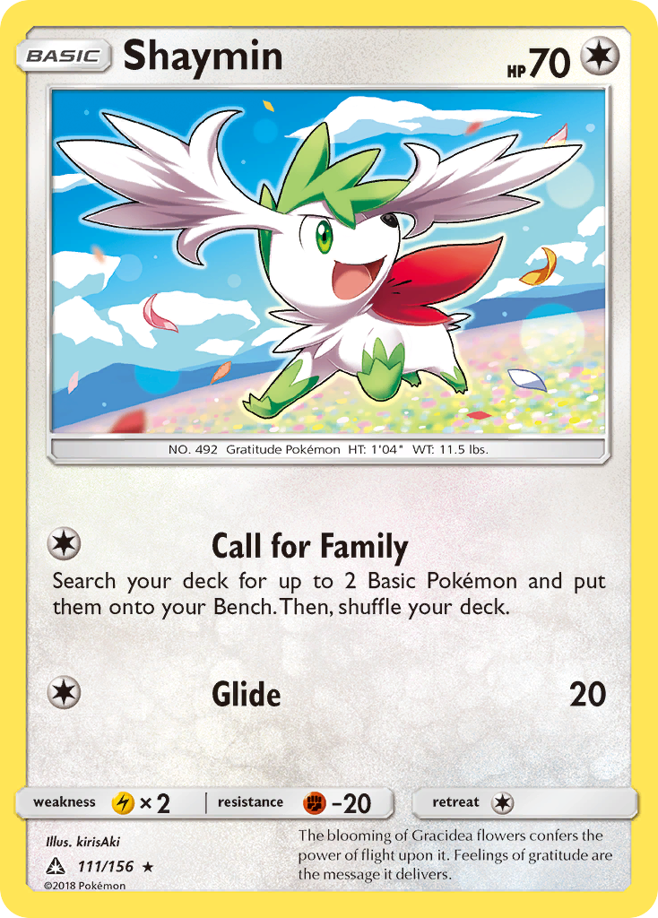 Shaymin (111/156) [Sun & Moon: Ultra Prism] | Cracking-Singles