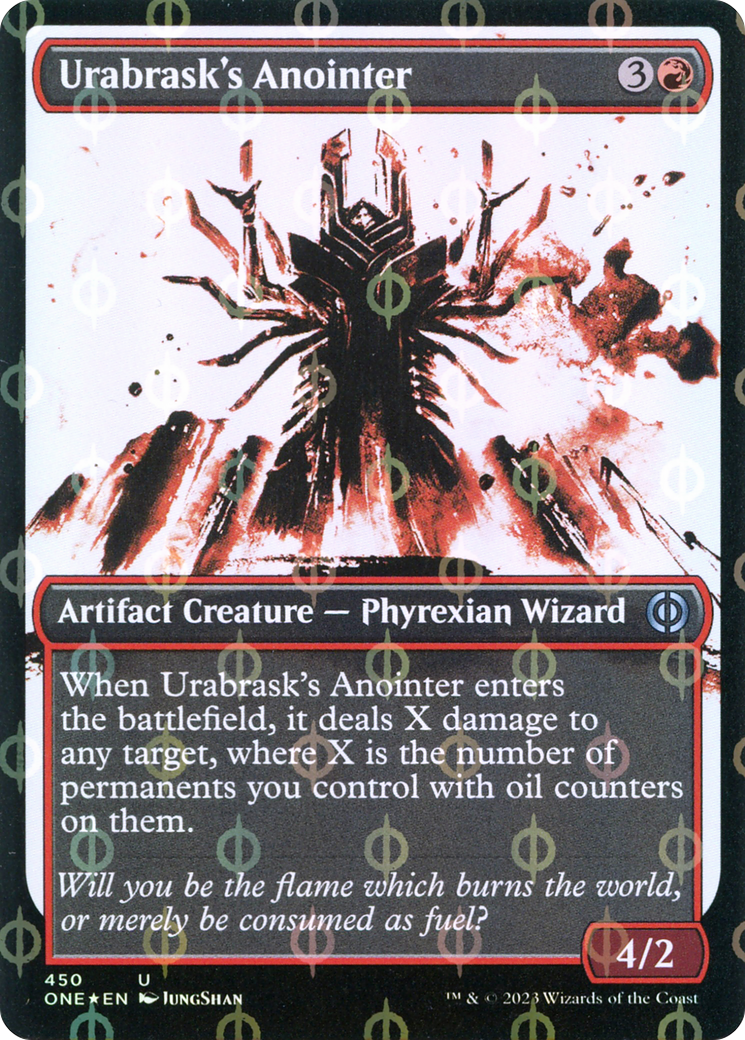 Urabrask's Anointer (Showcase Ichor Step-and-Compleat Foil) [Phyrexia: All Will Be One] | Cracking-Singles