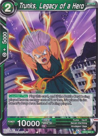 Trunks, Legacy of a Hero [DB3-062] | Cracking-Singles