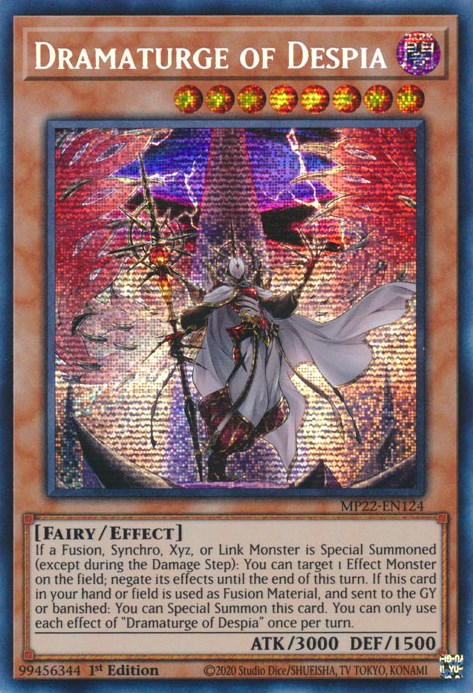 Dramaturge of Despia [MP22-EN124] Prismatic Secret Rare | Cracking-Singles