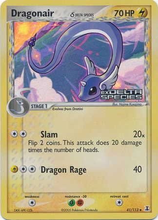 Dragonair (41/113) (Delta Species) (Stamped) [EX: Delta Species] | Cracking-Singles