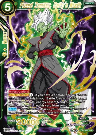 Fused Zamasu, Deity's Wrath (Gold Stamped) [DB1-057] | Cracking-Singles