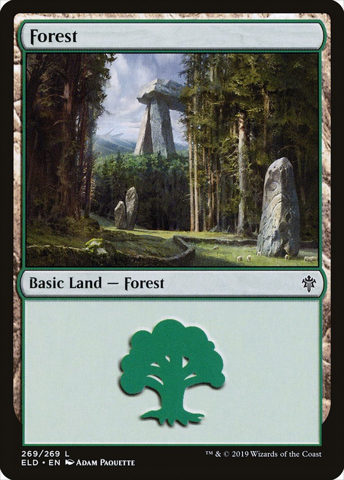 Forest (269) [Throne of Eldraine] | Cracking-Singles