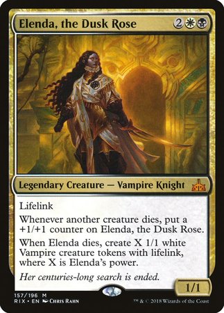 Elenda, the Dusk Rose [Rivals of Ixalan] | Cracking-Singles