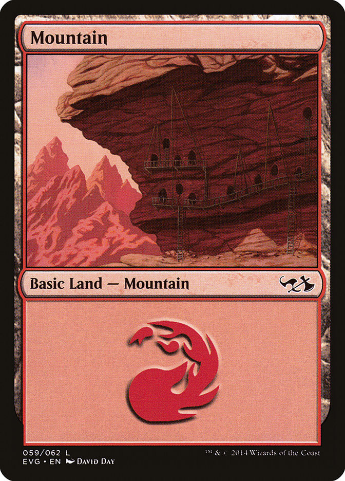 Mountain (59) (Elves vs. Goblins) [Duel Decks Anthology] | Cracking-Singles