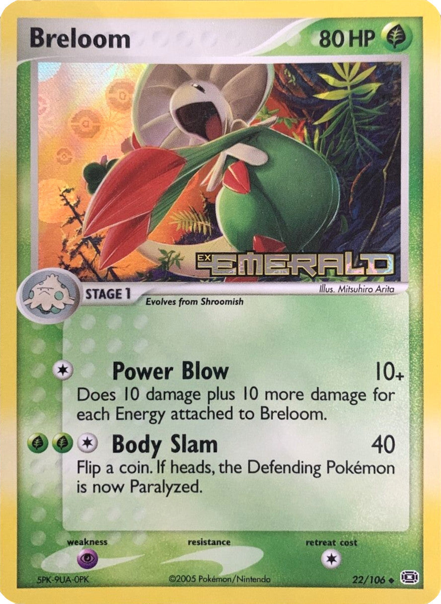 Breloom (22/106) (Stamped) [EX: Emerald] | Cracking-Singles