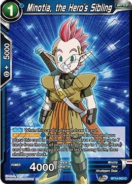 Minotia, the Hero's Sibling (BT14-053) [Cross Spirits] | Cracking-Singles