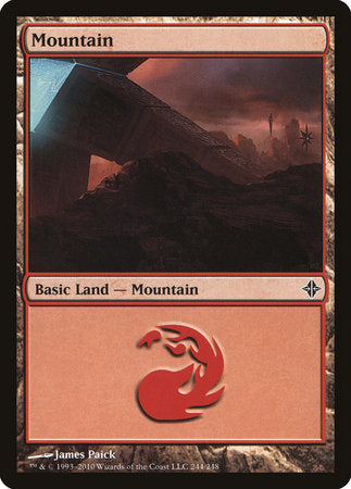 Mountain (244) [Rise of the Eldrazi] | Cracking-Singles