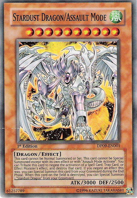 Stardust Dragon/Assault Mode [DP09-EN001] Super Rare | Cracking-Singles