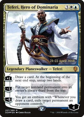 Teferi, Hero of Dominaria [Dominaria Promos] | Cracking-Singles