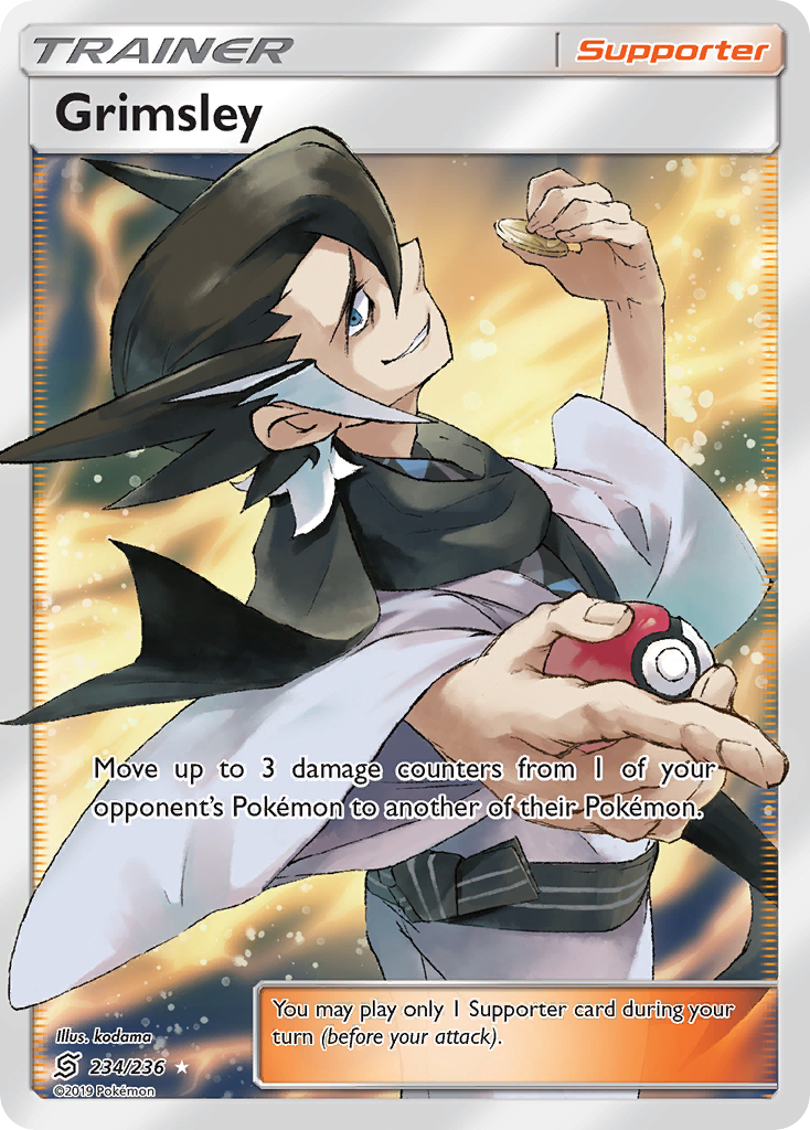 Grimsley (234/236) [Sun & Moon: Unified Minds] | Cracking-Singles