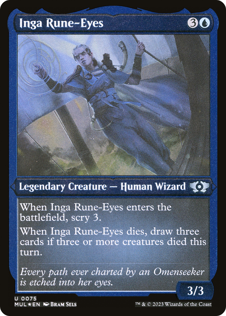 Inga Rune-Eyes (Foil Etched) [Multiverse Legends] | Cracking-Singles