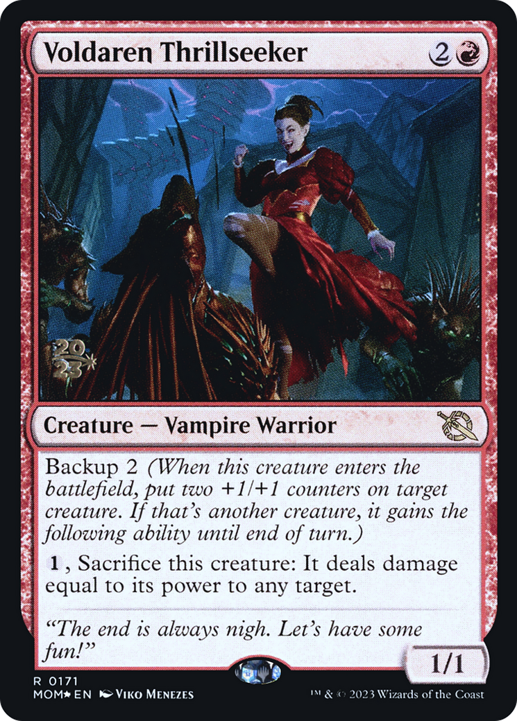 Voldaren Thrillseeker [March of the Machine Prerelease Promos] | Cracking-Singles