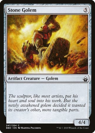 Stone Golem [Battlebond] | Cracking-Singles