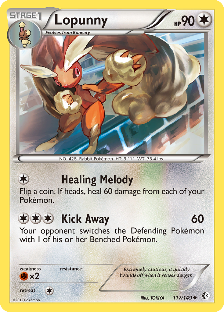 Lopunny (117/149) [Black & White: Boundaries Crossed] | Cracking-Singles