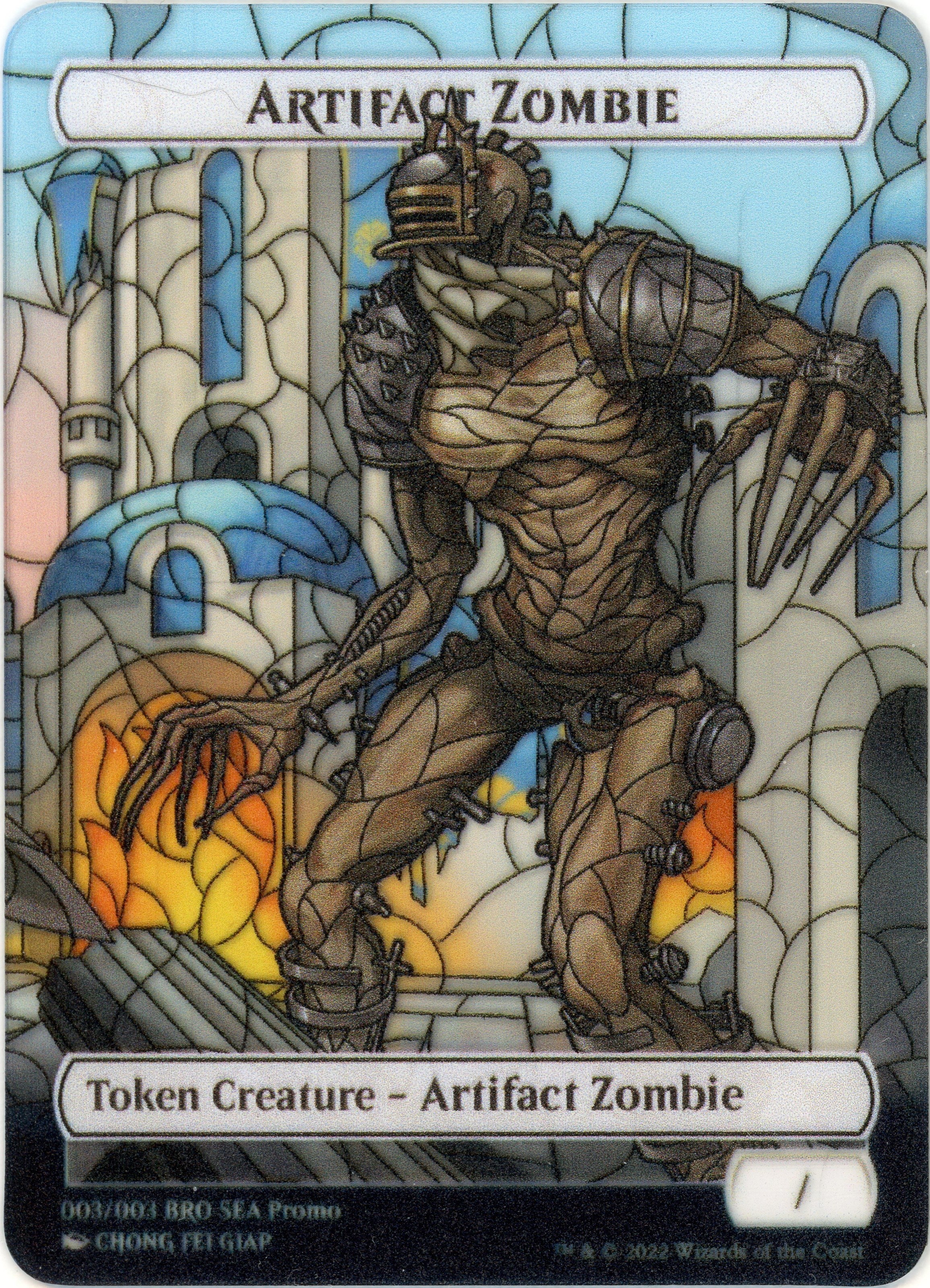 Artifact Zombie Token (SEA Exclusive) [The Brothers' War Tokens] | Cracking-Singles