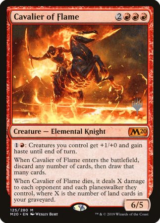 Cavalier of Flame [Core Set 2020 Promos] | Cracking-Singles