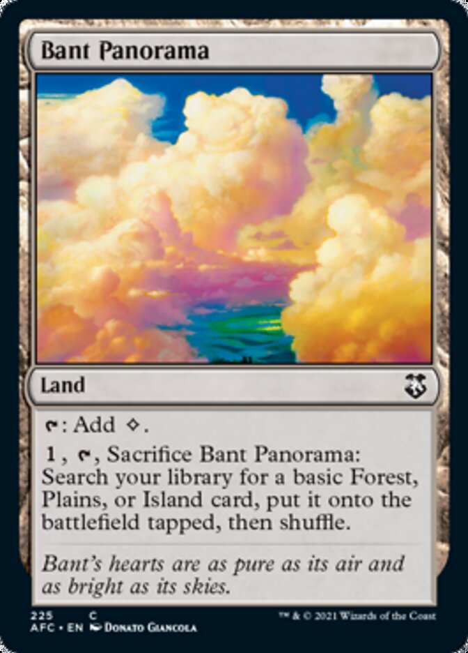 Bant Panorama [Dungeons & Dragons: Adventures in the Forgotten Realms Commander] | Cracking-Singles