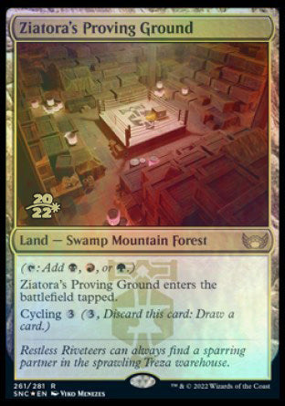 Ziatora's Proving Ground [Streets of New Capenna Prerelease Promos] | Cracking-Singles