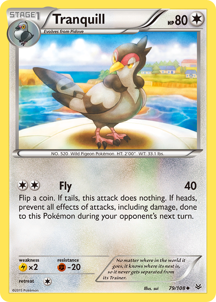 Tranquill (79/108) [XY: Roaring Skies] | Cracking-Singles