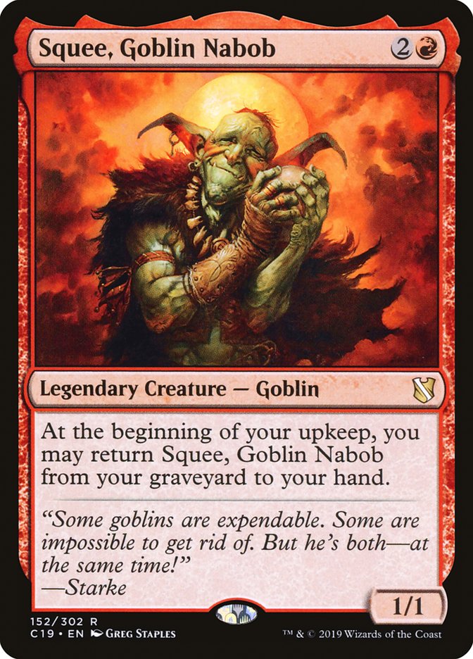 Squee, Goblin Nabob [Commander 2019] | Cracking-Singles